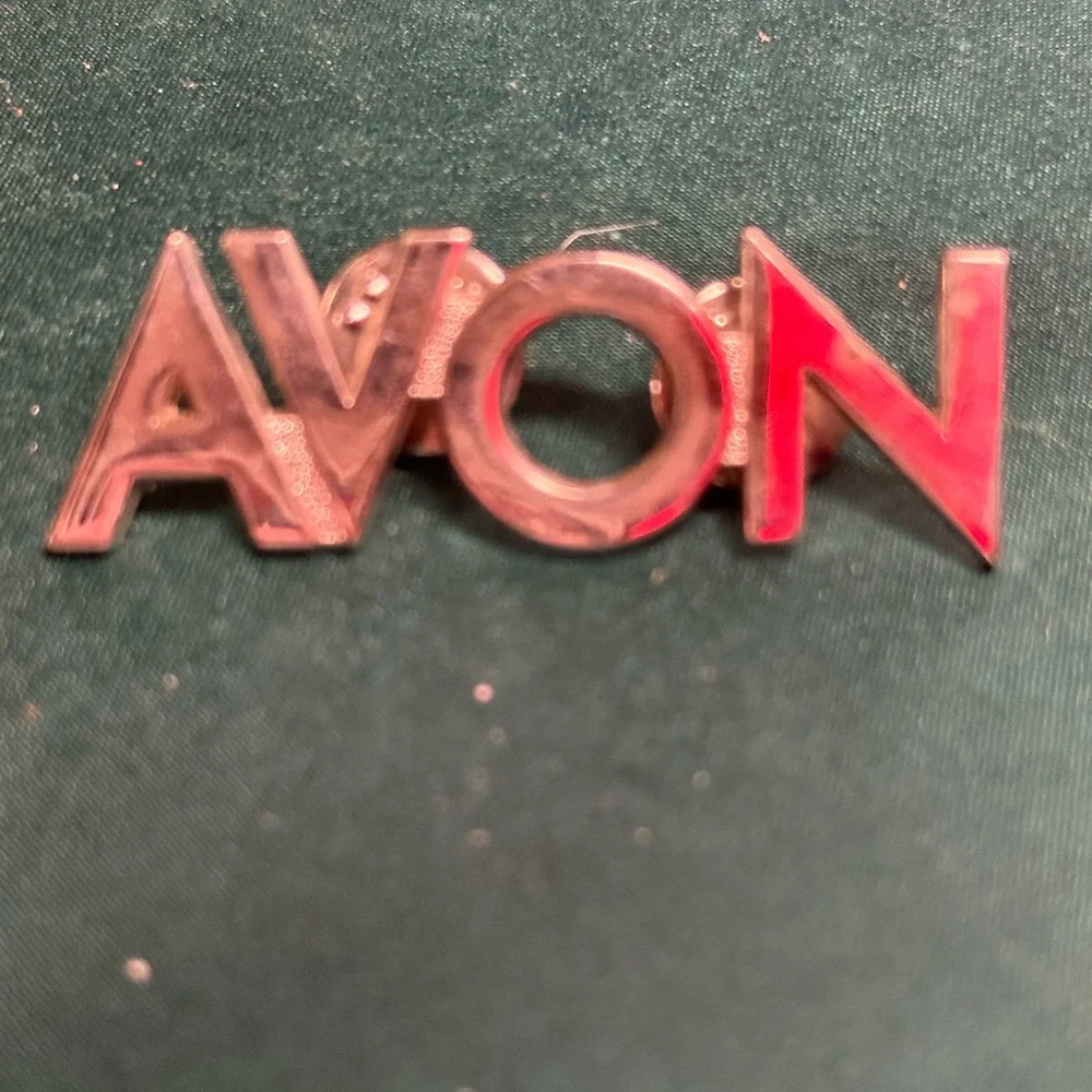 Avon Metallic Logo‎ Brooch